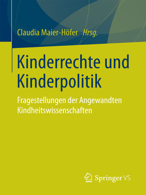 cover image of Kinderrechte und Kinderpolitik